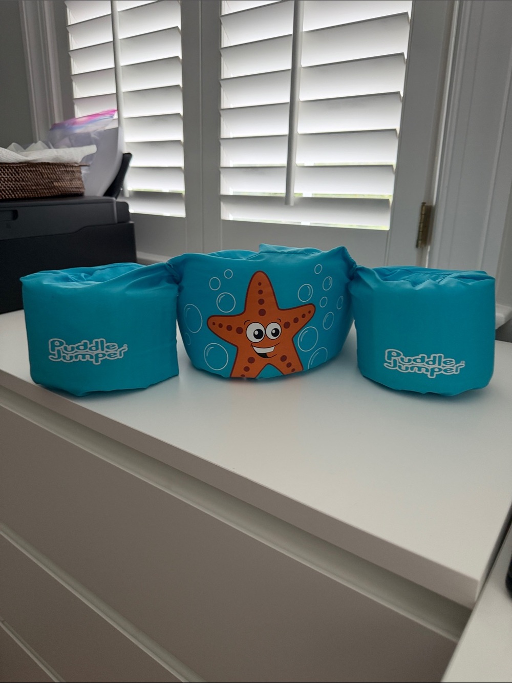 Puddle Jumper Kids' Turquoise Starfish Swim Arm Bands